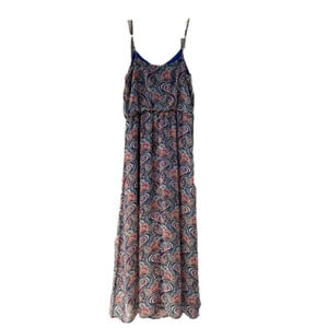 STITCHFIX Spaghetti Strap Maxi | Paisley Print | Small | GUC